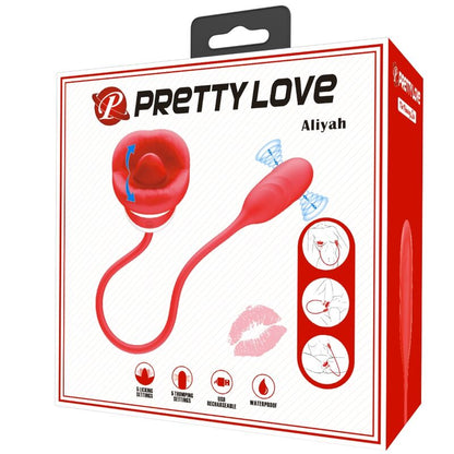 PRETTY LOVE - ALIYAH RED MOUTH MASTURBATOR - Kink&Play