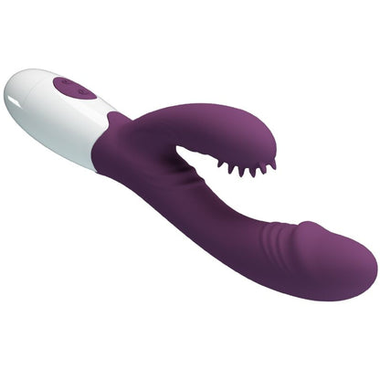PRETTY LOVE - ANDRE RABBIT VIBRATOR & G - POINT STIMULATOR PURPLE - Kink&Play