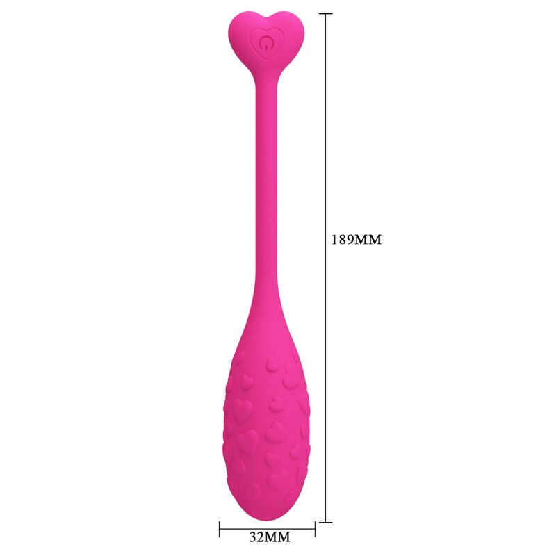 PRETTY LOVE - APP CONTROLLED PINK FISHER VIBRATING EGG - Kink&Play