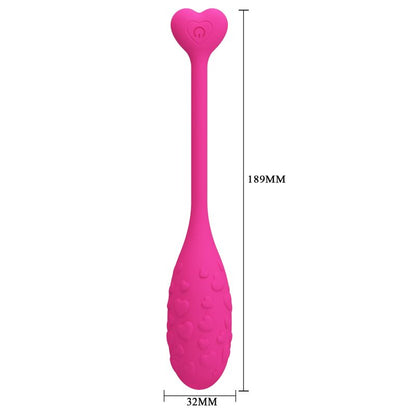 PRETTY LOVE - APP CONTROLLED PINK FISHER VIBRATING EGG - Kink&Play