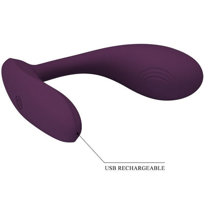 PRETTY LOVE - BAIRD G - SPOT 12 VIBRATIONS RECHARGEABLE LILA APP - Kink&Play