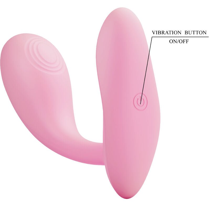PRETTY LOVE - BAIRD G - SPOT 12 VIBRATIONS RECHARGEABLE PINK APP - Kink&Play