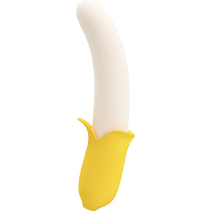 PRETTY LOVE - BANANA GEEK SUPER POWER 7 VIBRATIONS UP&DOWN SILICONE BLACK - Kink&Play