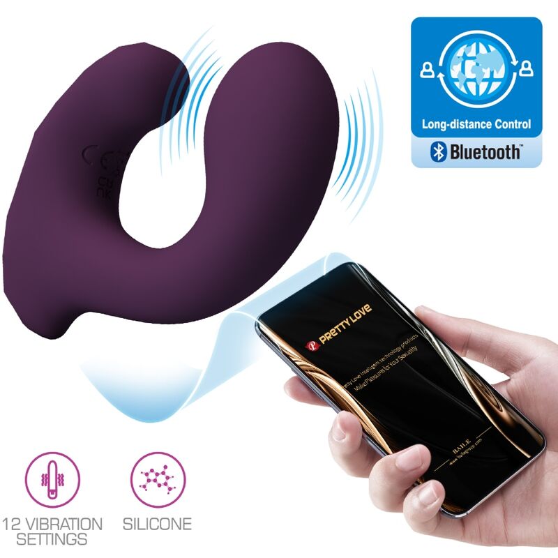 PRETTY LOVE - BILLY VIBRATION REMOTE CONTROL PURPLE FREE APP - Kink&Play