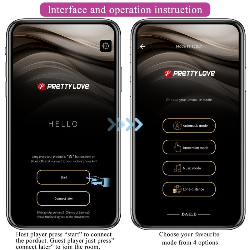 PRETTY LOVE - BILLY VIBRATION REMOTE CONTROL PURPLE FREE APP - Kink&Play