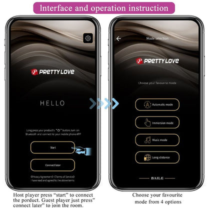 PRETTY LOVE - BILLY VIBRATION REMOTE CONTROL PURPLE FREE APP - Kink&Play