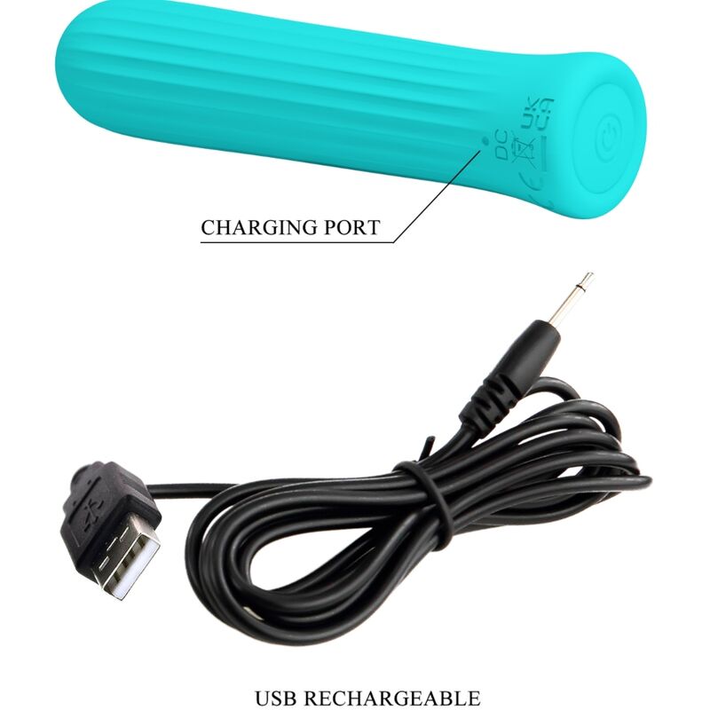 PRETTY LOVE - BLANCHE BLUE STIMULATOR VIBRATOR - Kink&Play