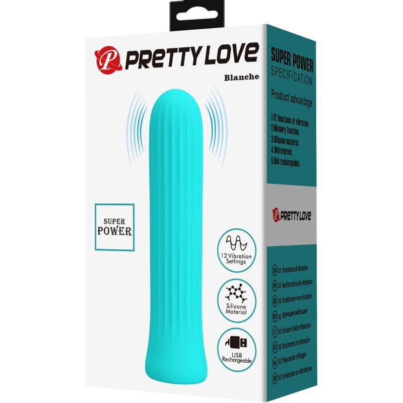 PRETTY LOVE - BLANCHE BLUE STIMULATOR VIBRATOR - Kink&Play