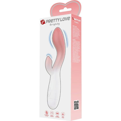 PRETTY LOVE - BRIGHTY G - SPOT VIBRATOR + CLITORIS STIMULATOR 30 VIBRATIONS PINK - Kink&Play