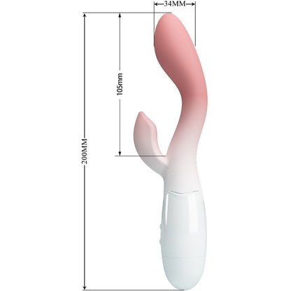 PRETTY LOVE - BRIGHTY G - SPOT VIBRATOR + CLITORIS STIMULATOR 30 VIBRATIONS PINK - Kink&Play