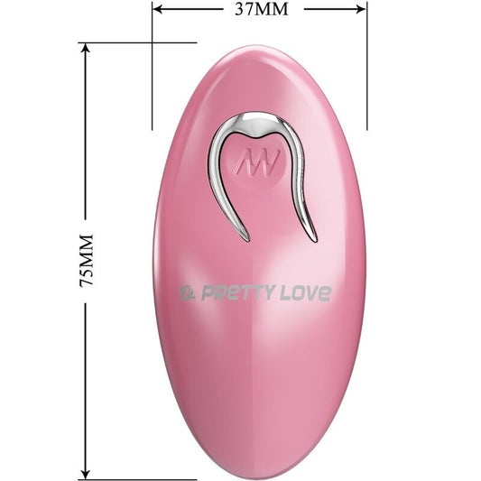 PRETTY LOVE - CAILEY NIPPLE CLAMPS 10 VIBRATIONS REMOTE CONTROL PINK - Kink&Play