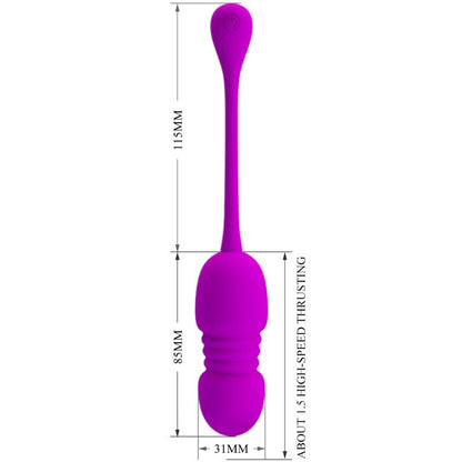 PRETTY LOVE - CALLIERI VIBRATING EGG - Kink&Play