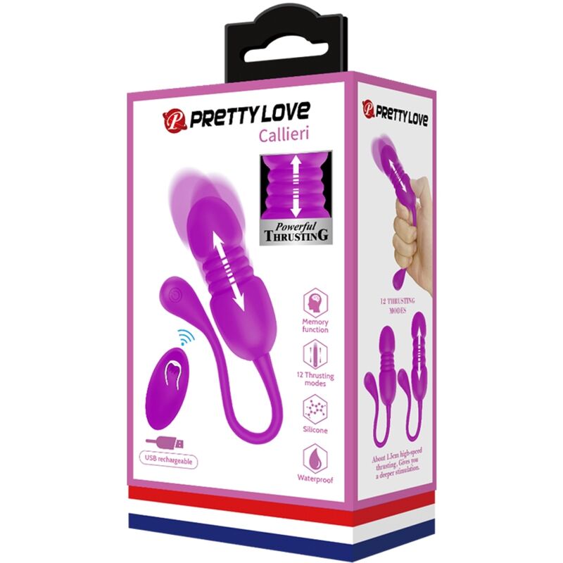 PRETTY LOVE - CALLIERI VIBRATING EGG - Kink&Play
