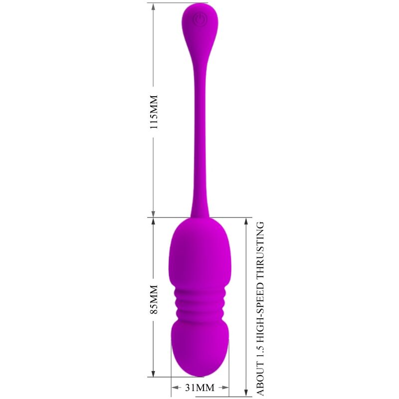 PRETTY LOVE - CALLIERI VIBRATING EGG - Kink&Play
