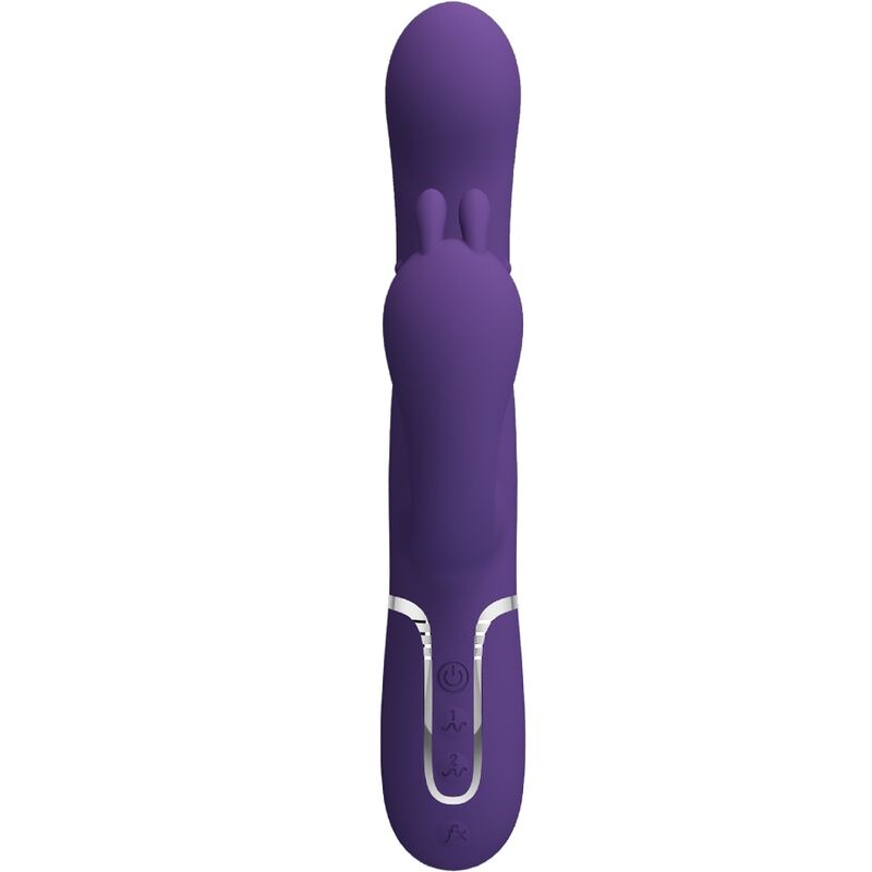 PRETTY LOVE - CAMMY TRIPLE VIBRATOR MULTIFUNCTION 4 IN 1 PURPLE - Kink&Play