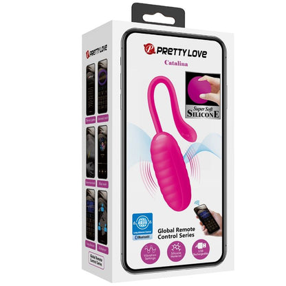 PRETTY LOVE - CATALINA PINK RECHARGEABLE VIBRATING EGG - Kink&Play