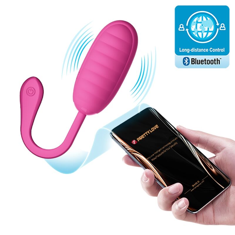 PRETTY LOVE - CATALINA PINK RECHARGEABLE VIBRATING EGG - Kink&Play