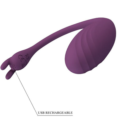 PRETTY LOVE - CATALINA VIBRATOR APP REMOTE CONTROL PURPLE - Kink&Play