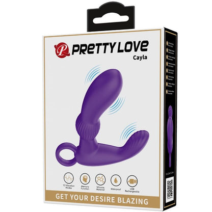PRETTY LOVE - CAYLA ANAL VIBRATOR MASSAGER LILA - Kink&Play