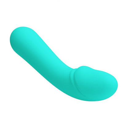 PRETTY LOVE - CETUS RECHARGEABLE VIBRATOR AQUA GREEN - Kink&Play
