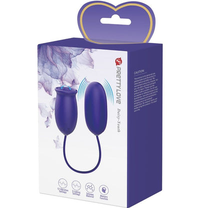PRETTY LOVE - DAISY YOUTH VIOLET RECHARGEABLE VIBRATOR STIMULATOR - Kink&Play