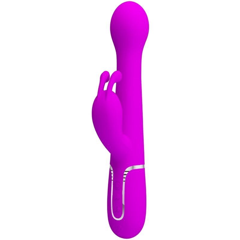 PRETTY LOVE - DEJON RABBIT VIBRATOR 3 IN 1 MULTIFUNCTION VIOLET - Kink&Play