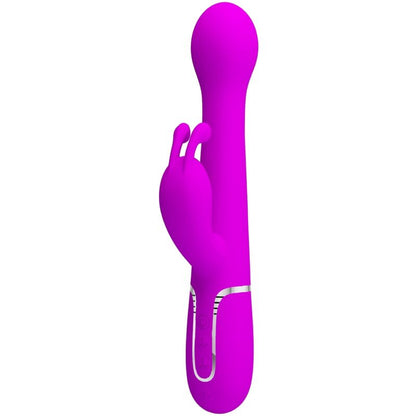 PRETTY LOVE - DEJON RABBIT VIBRATOR 3 IN 1 MULTIFUNCTION VIOLET - Kink&Play