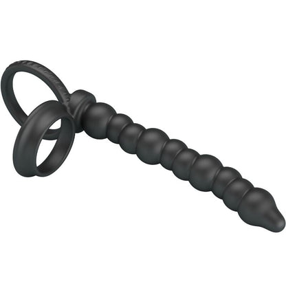 PRETTY LOVE - DILLION DOUBLE PENETRATION COCK RING BLACK - Kink&Play
