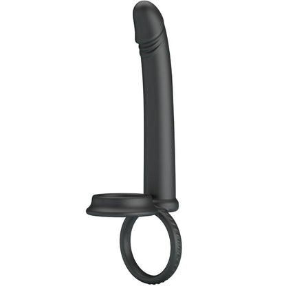 PRETTY LOVE - DILLION DOUBLE PENETRATION DOUBLE COCK RING BLACK - Kink&Play