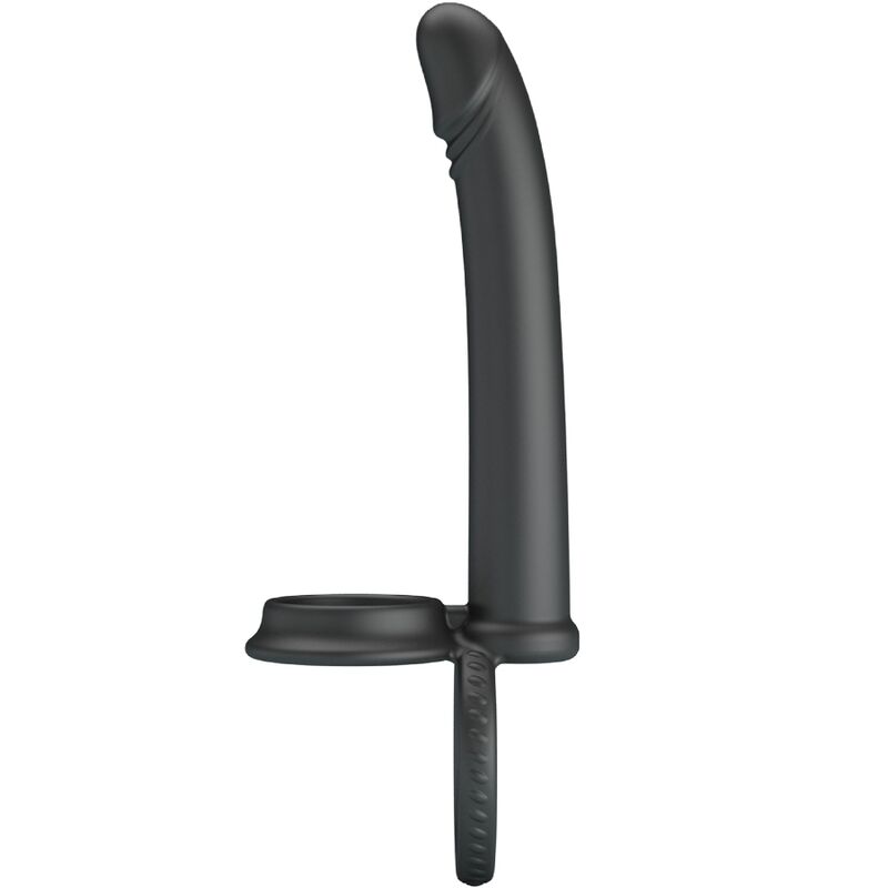 PRETTY LOVE - DILLION DOUBLE PENETRATION DOUBLE COCK RING BLACK - Kink&Play