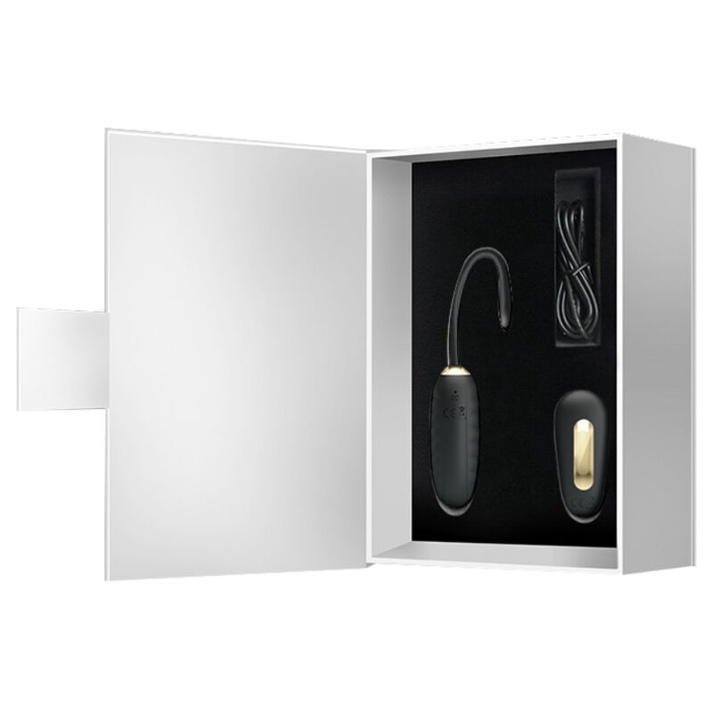 PRETTY LOVE - DOREEN LUXURY RECHARGEABLE VIBRATING EGG BLACK REMOTE CONTROL - Kink&Play