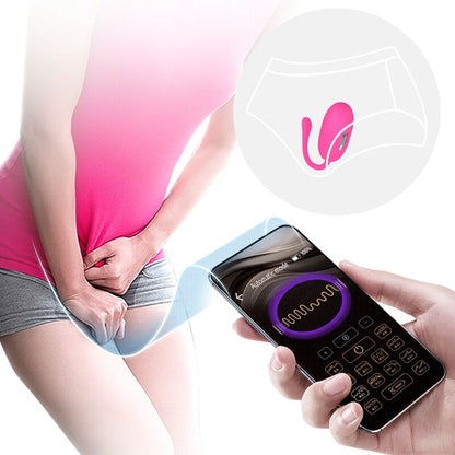 PRETTY LOVE - DOREEN RECHARGEABLE VIBRATING EGG MAGENTA REMOTE CONTROL - Kink&Play