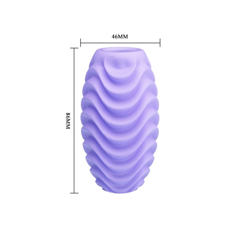 PRETTY LOVE - DOUBLE SIDED LILAC MASTURBATOR EGG - Kink&Play