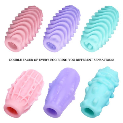 PRETTY LOVE - DOUBLE SIDED MASTURBATOR EGG 15 UNITS - Kink&Play