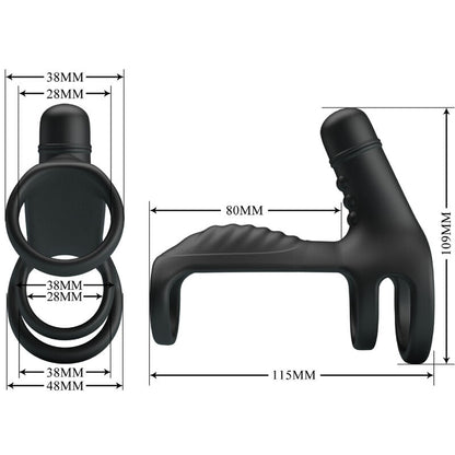 PRETTY LOVE - ELASTIC SOFT SILICONE EXTENSION SLEEVE - Kink&Play