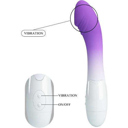 PRETTY LOVE - ELEMENTAL G - SPOT VIBRATOR 30 VIBRATIONS PURPLE - Kink&Play