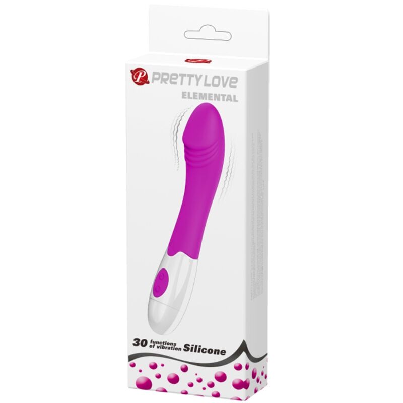 PRETTY LOVE - ELEMENTAL VIBRATOR 30 VIBRATION MODES PURPLE - Kink&Play