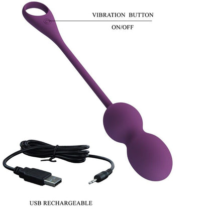 PRETTY LOVE - ELVIRA KEGEL BALLS APP REMOTE CONTROL PURPLE - Kink&Play