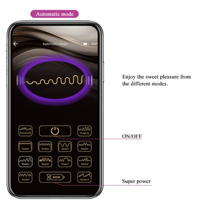 PRETTY LOVE - ELVIRA RECHARGEABLE VIBRATING BALLS PURPLE - Kink&Play