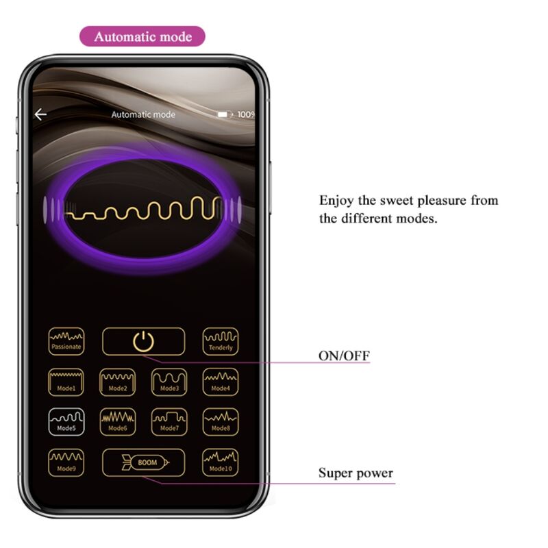 PRETTY LOVE - ELVIRA RECHARGEABLE VIBRATING BALLS PURPLE - Kink&Play