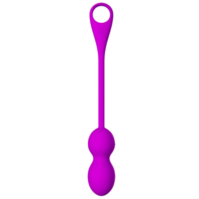 PRETTY LOVE - ELVIRA RECHARGEABLE VIBRATING BALLS PURPLE - Kink&Play