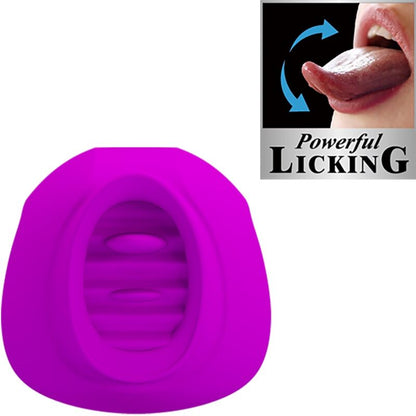 PRETTY LOVE - ESTELLE TONGUE CLITORIS STIMULATOR 12 VIBRATIONS PURPLE - Kink&Play