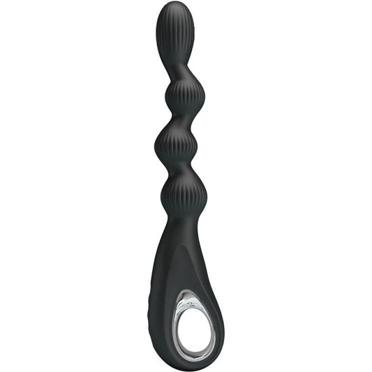 PRETTY LOVE - FEDERER ANAL VIBRATOR 12 VIBRATIONS BLACK - Kink&Play