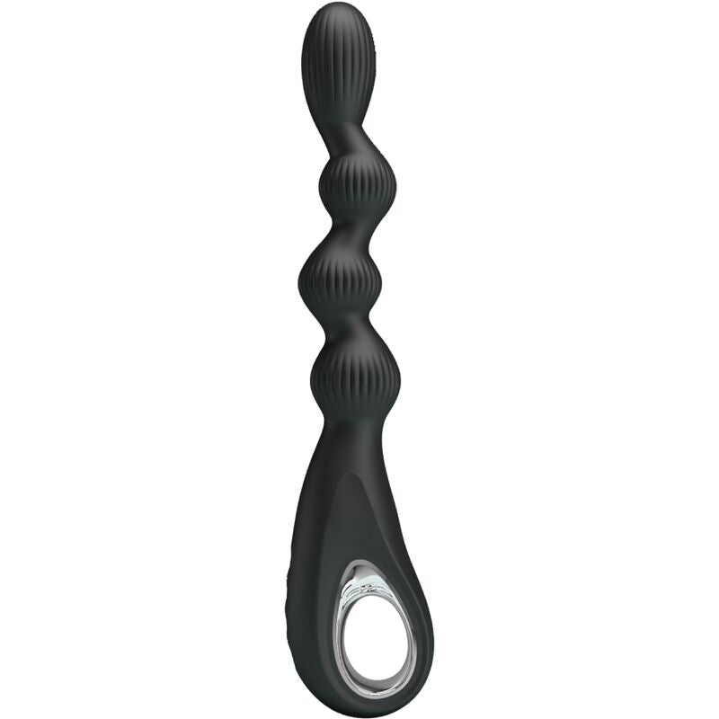 PRETTY LOVE - FEDERER ANAL VIBRATOR 12 VIBRATIONS BLACK - Kink&Play