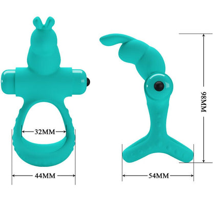 PRETTY LOVE - FIGGY GREEN RABBIT VIBRATOR RING - Kink&Play