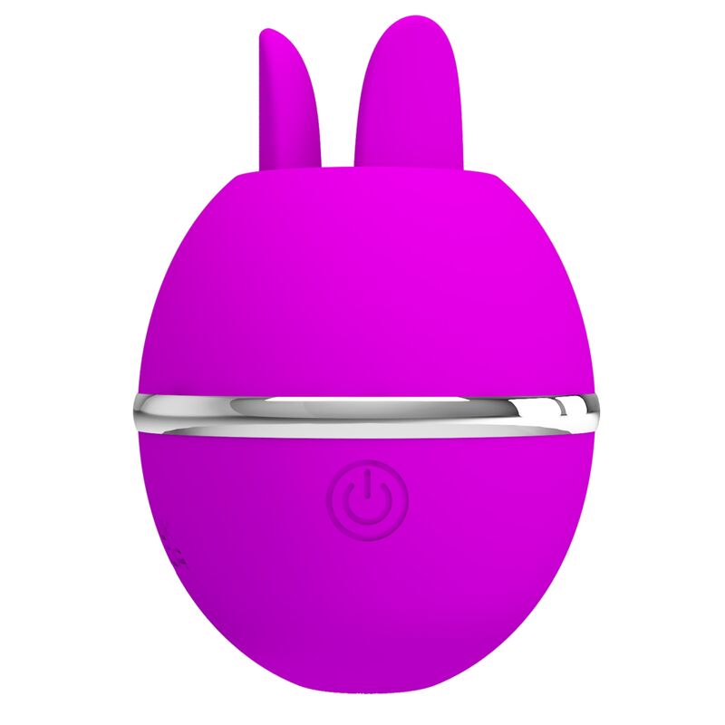 PRETTY LOVE - GEMINI BALL PURPLE ROUND SILICONE VIBRATOR - Kink&Play