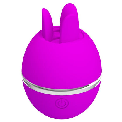 PRETTY LOVE - GEMINI BALL PURPLE ROUND SILICONE VIBRATOR - Kink&Play