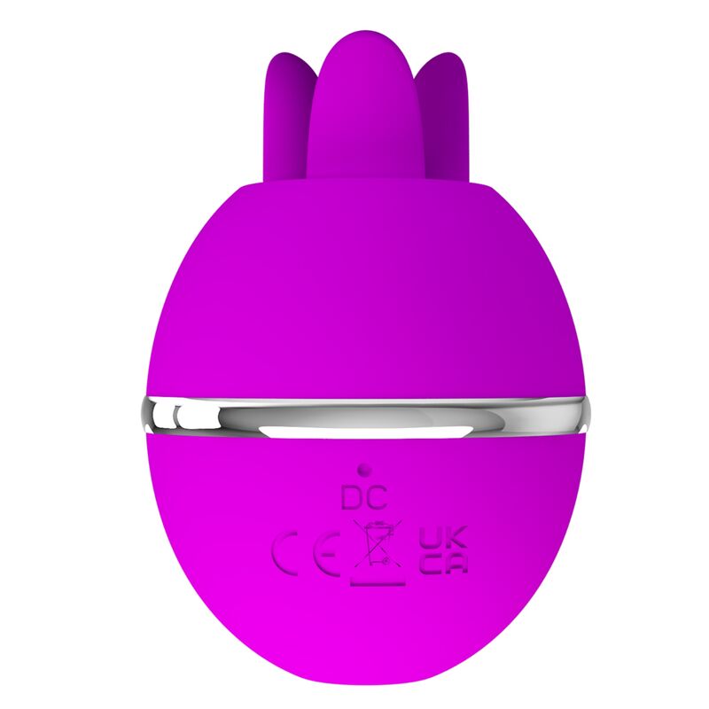 PRETTY LOVE - GEMINI BALL PURPLE ROUND SILICONE VIBRATOR - Kink&Play