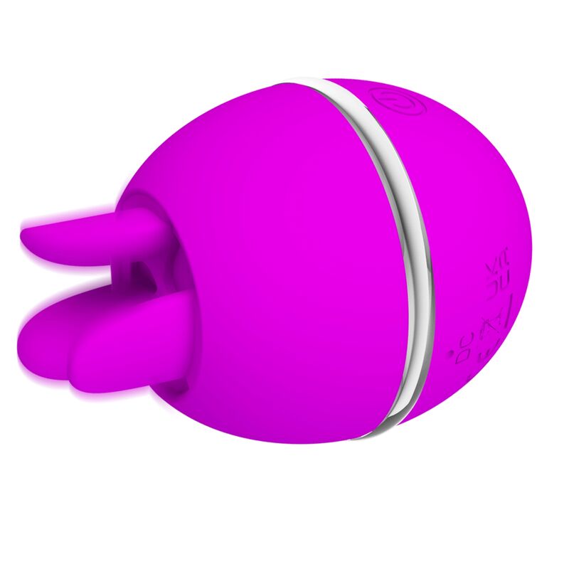 PRETTY LOVE - GEMINI BALL PURPLE ROUND SILICONE VIBRATOR - Kink&Play
