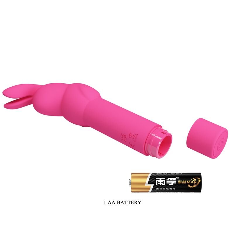 PRETTY LOVE - GERARDO FUSCHIA RABBIT SILICONE VIBRATOR - Kink&Play